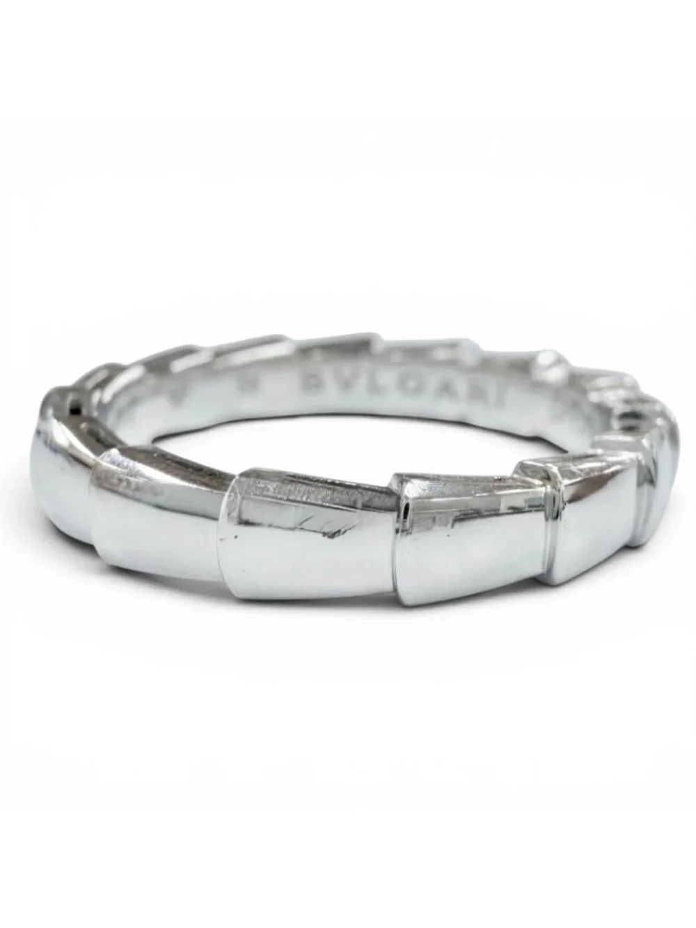 Bvlgari Serpenti Viper Ring White Gold